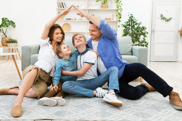 Home Insurance protecting family